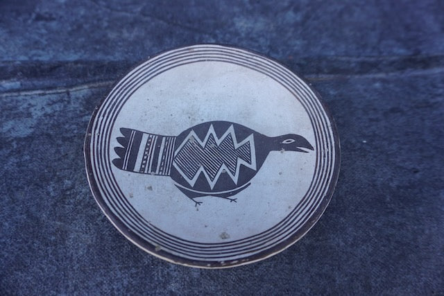 Marie Zieu Chino - Bird - Shallow Dish  1930s to 40s A3013