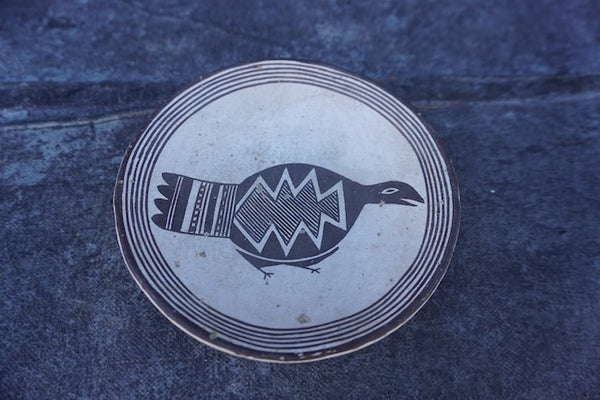 Marie Zieu Chino - Bird - Shallow Dish  1930s to 40s A3013
