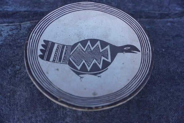 Marie Zieu Chino - Bird - Shallow Dish  1930s to 40s A3013