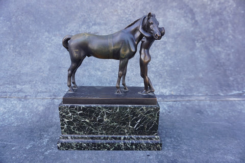 Erich Schmidt-Kestner (1877-1941) Amazon with Horse - Bronze A3023