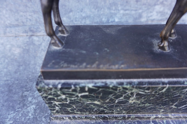 Erich Schmidt-Kestner (1877-1941) Amazon with Horse - Bronze A3023