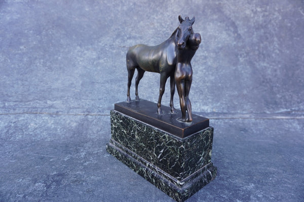 Erich Schmidt-Kestner (1877-1941) Amazon with Horse - Bronze A3023
