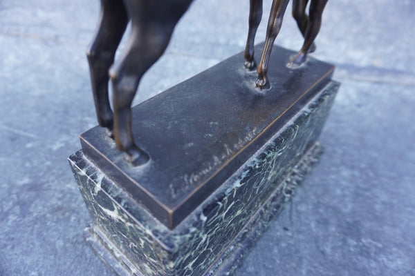 Erich Schmidt-Kestner (1877-1941) Amazon with Horse - Bronze A3023