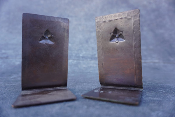 Craftsman Studios, Laguna Beach - Hand Wrought Copper Bookends A3028