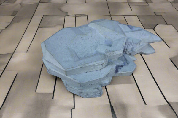 David Rudolph Cast Stone Cat Cubist Sculpture Catwize A3285