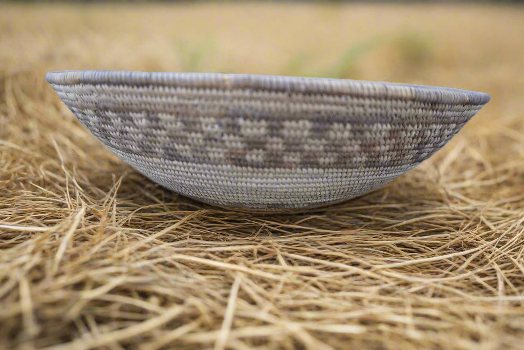 Apache Checkerboard Rattlesnake Basket A3297