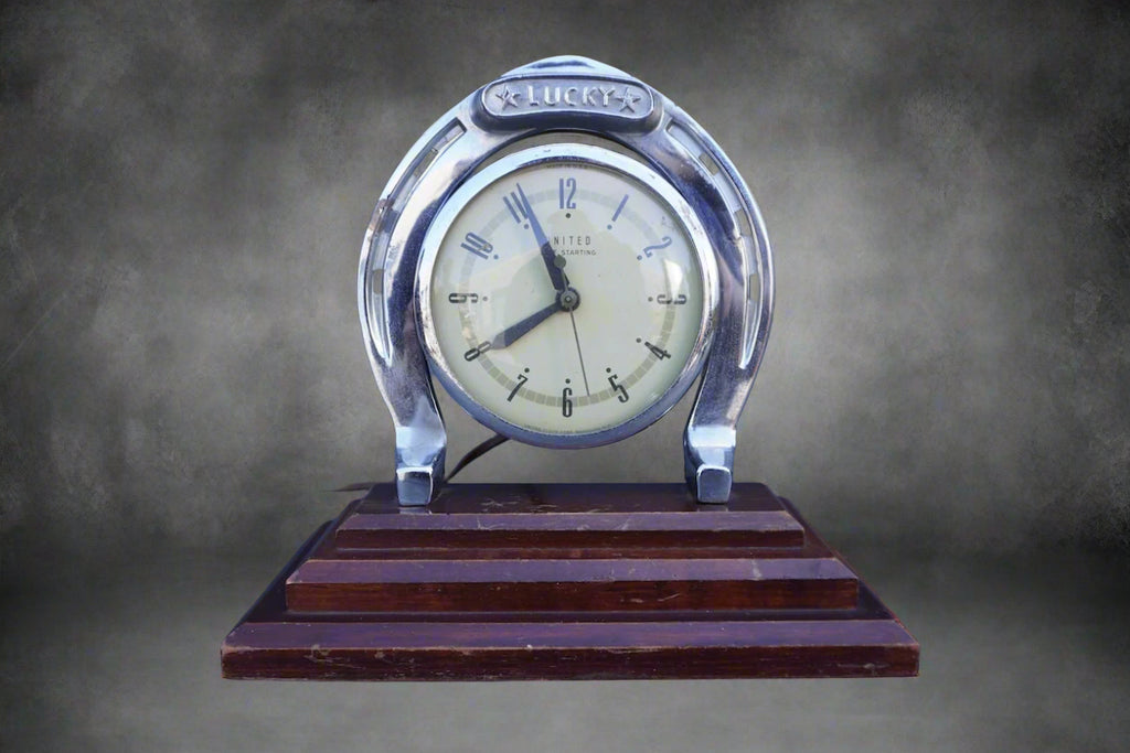 United Self Starting Clock, Lucky, Non Working Condition A3304