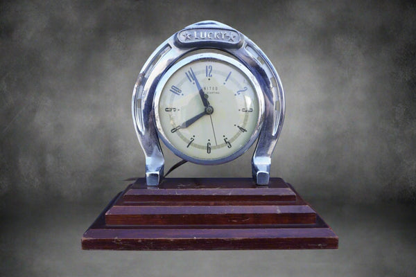 United Self Starting Clock, Lucky, Non Working Condition A3304