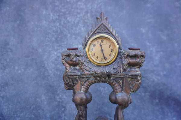 Lady Lifting Time - New Haven Clock Company A3309