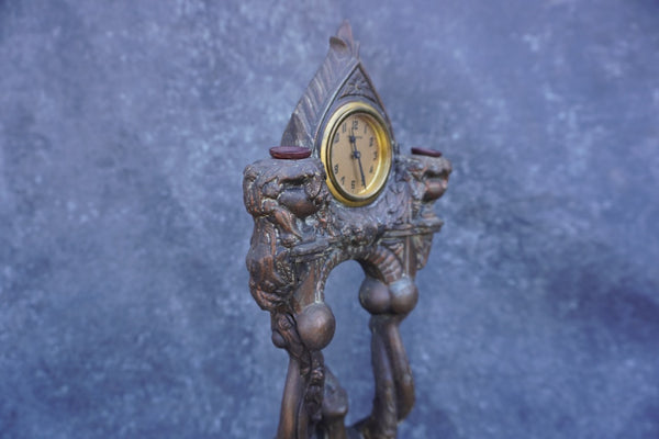 Lady Lifting Time - New Haven Clock Company A3309