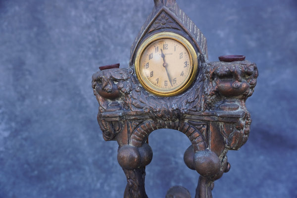 Lady Lifting Time - New Haven Clock Company A3309