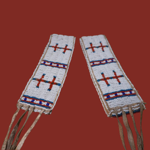 Plains Indian Ceremonial Arm Bands c 1920  A3335