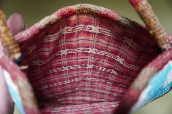 Native American Winter Coyote & Spring Rabbit Bag 1930s-40s A3343