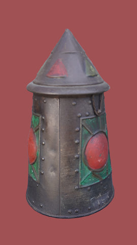 Huntley & Palmers Vintage Biscuit Tin: The Witch's Hat Lantern 1911 - Restored A3353