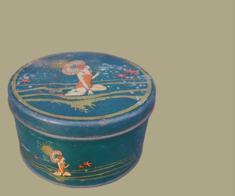 Garwood Perfumer - La D'Arling Dusting Powder Tin 1920s A3355