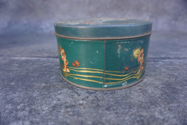 Garwood Perfumer - La D'Arling Dusting Powder Tin 1920s A3355