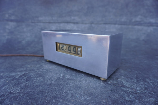 Peter Muller-Munk for Smith Metal Arts, Flip Clock A3386