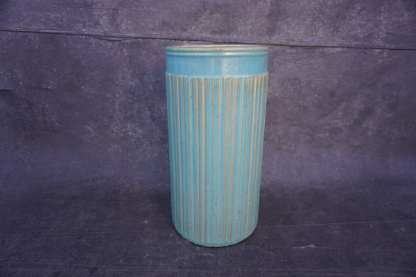 Original Gladding McBean Turquoise Sand Jar A3398