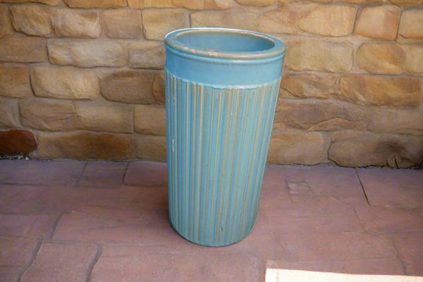 Original Gladding McBean Turquoise Sand Jar A3398