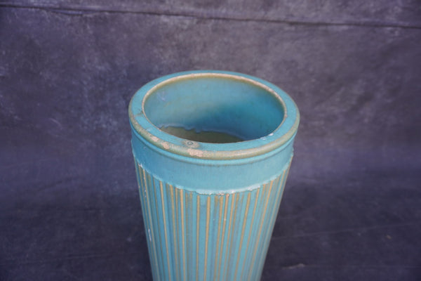 Original Gladding McBean Turquoise Sand Jar A3398