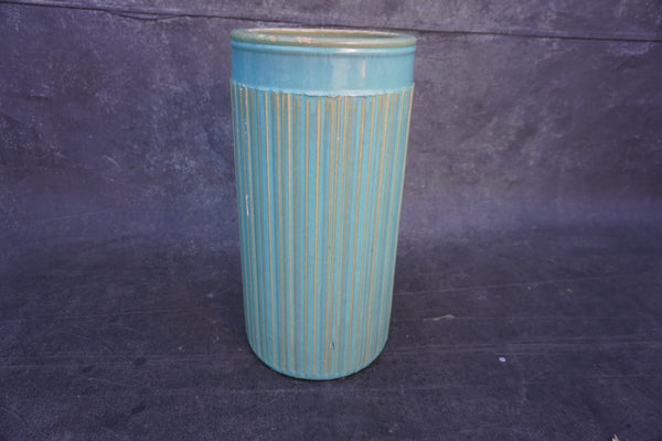 Original Gladding McBean Turquoise Sand Jar A3398