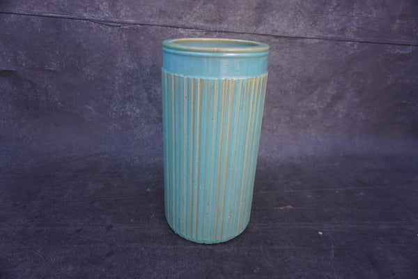 Original Gladding McBean Turquoise Sand Jar A3398