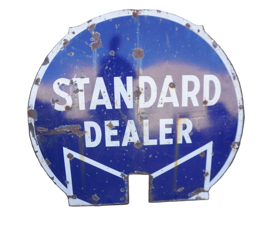 Standard Oil Company, Double-sided Dealer Sign A3408