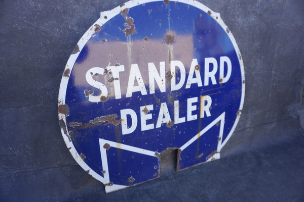 Standard Oil Company, Double-sided Dealer Sign A3408