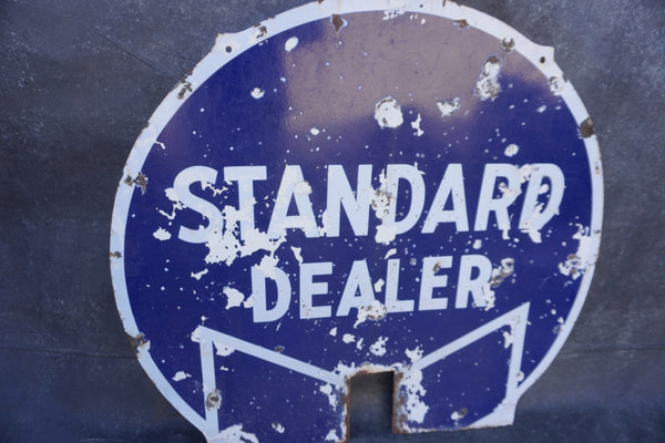 Standard Oil Company, Double-sided Dealer Sign A3408