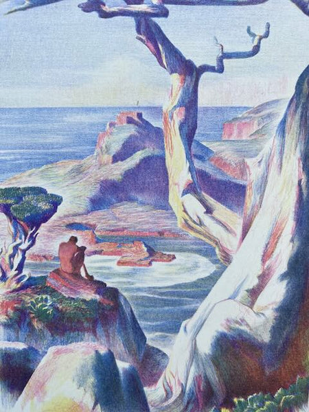 Henri de Kruif - Troglodyte - Color Lithograph AP1760