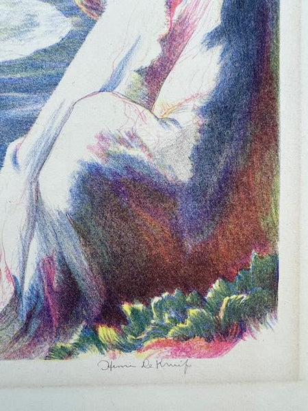 Henri de Kruif - Troglodyte - Color Lithograph AP1760