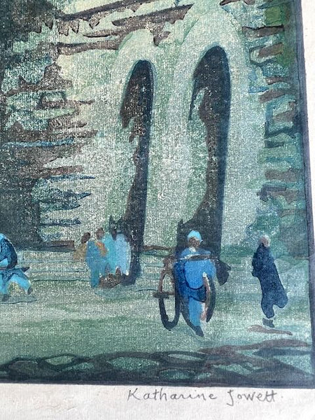 Katharine Alice Jowett (1883–1972) Chien Men, Peking Woodblock AP1764