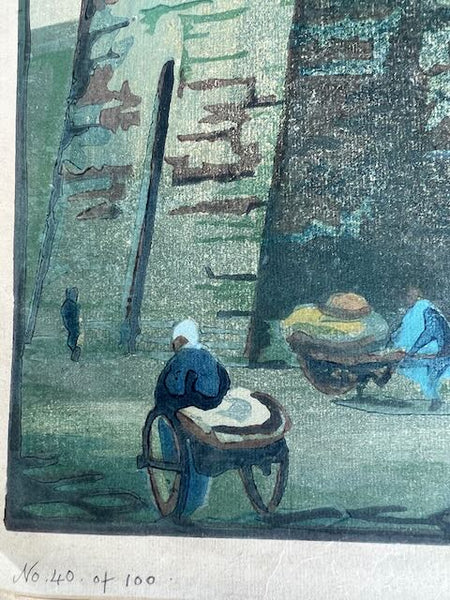 Katharine Alice Jowett (1883–1972) Chien Men, Peking Woodblock AP1764