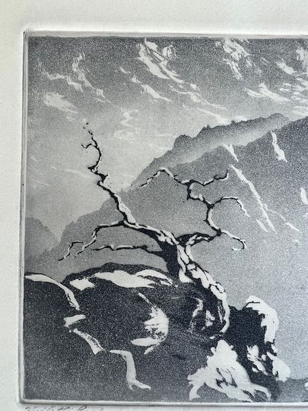 Lyman Byxbe - Hallet's Peak Etching AP1769