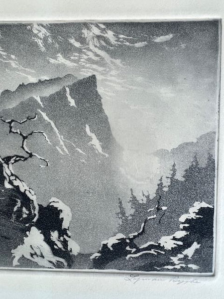Lyman Byxbe - Hallet's Peak Etching AP1769
