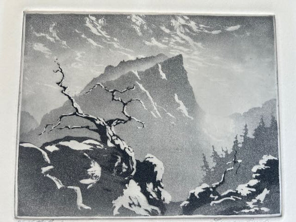 Lyman Byxbe - Hallet's Peak Etching AP1769