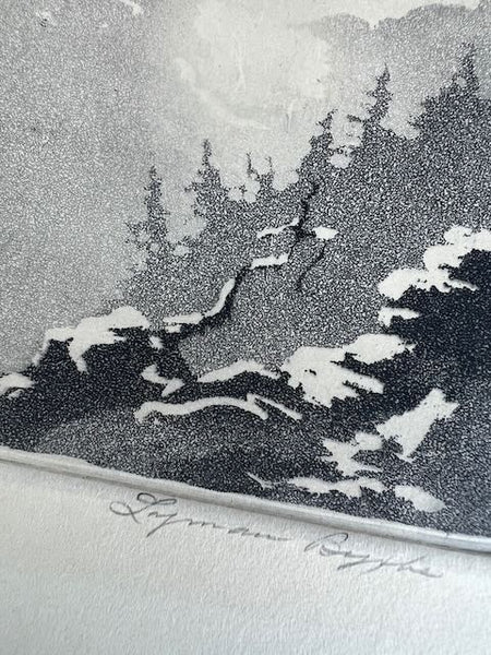 Lyman Byxbe - Hallet's Peak Etching AP1769