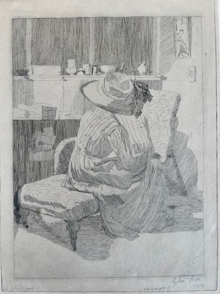 Sylvia Gosse (1881-1968) - Etching - St John's Wood 1910 AP1770