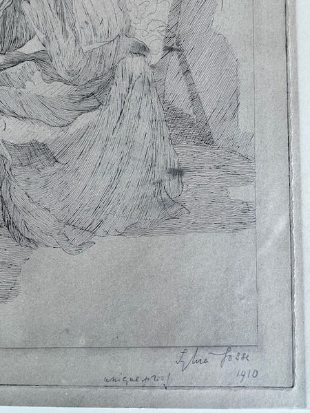 Sylvia Gosse (1881-1968) - Etching - St John's Wood 1910 AP1770