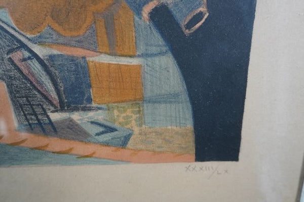 André Lhote -  Le Port: Harbor Scene Modernist Lithograph  AP1774