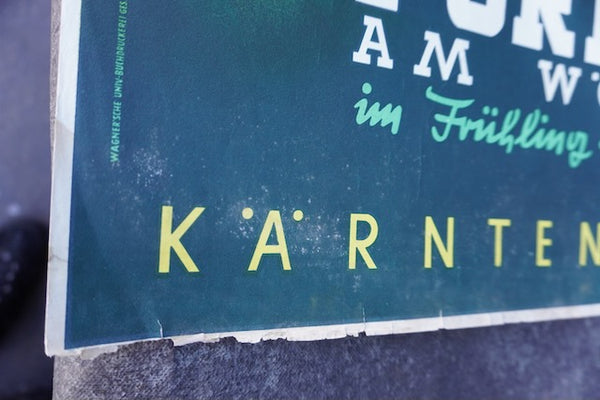 Ludwig Hohlwein - Original Austrian Travel Poster for Pörtschach am Worther See - 1930s AP1782