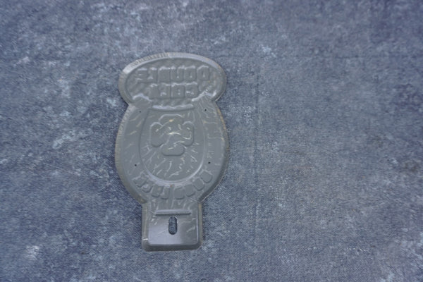 Double Cola License Topper c 1938 RARE AP1832