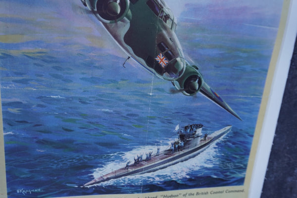 Back Them Up! Propaganda Poster c.WWII Original (#2) AP1893