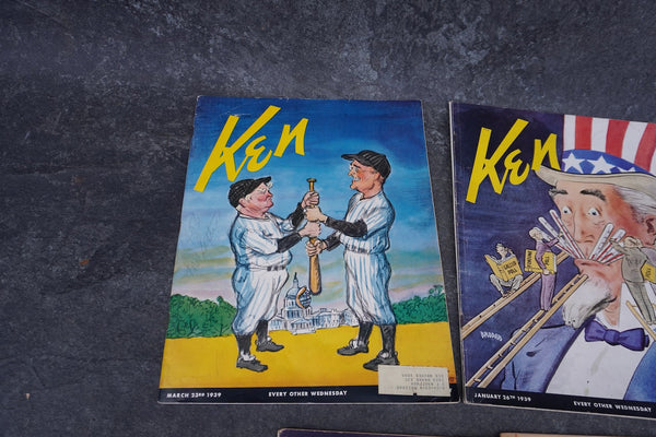 Ken Magazine 1939 8 Issues AP1922