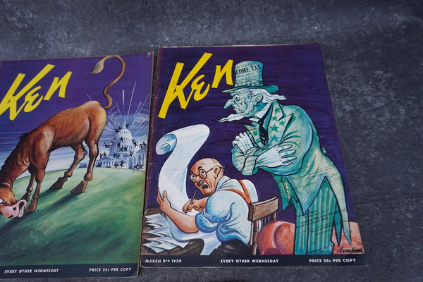 Ken Magazine 1939 8 Issues AP1922