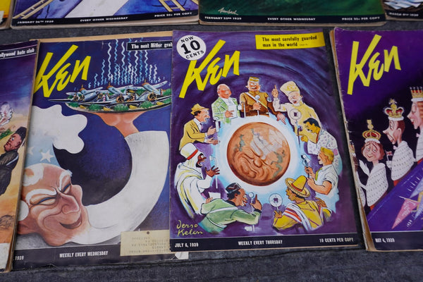Ken Magazine 1939 8 Issues AP1922