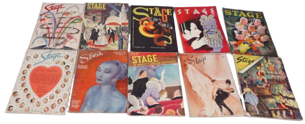 Stage Magazine 10 issues 1937 AP1923