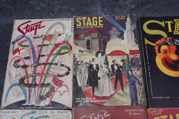 Stage Magazine 10 issues 1937 AP1923