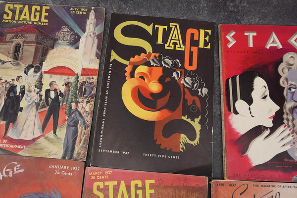 Stage Magazine 10 issues 1937 AP1923