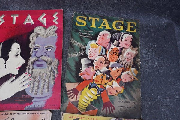 Stage Magazine 10 issues 1937 AP1923